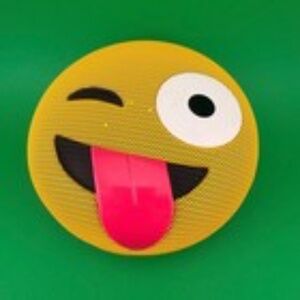 Jamoji JK Silly Winking Portable Bluetooth Speaker Built-In Stand Micro USB- 4"